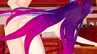 hysilens takes massive cumshots in her wet pussy across honkai star rail hentai scenes with anal blowjobs and squirting