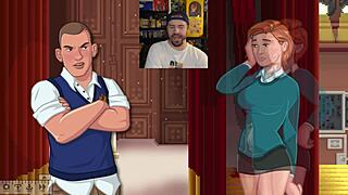 School girls finger pussies and cum hard at Lustworth Academy 3