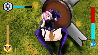 click click battle m female knight strips clothes rips gear naked tits fight ep 1