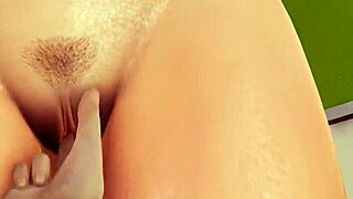 Suzu's Moaning Big Tits Fingering Leads to Desk Lick Squirt