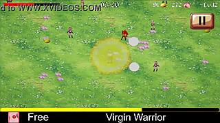 Virgin Warrior Discovers Erotic X-Men Hentai Game Challenges and Secrets