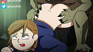 Nobara Gets Roughly Fucked By Massive Cursed Spirit Preview