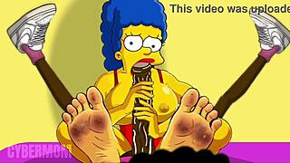 hey trainer pounds married housewife's big tits in steamy hentai parody