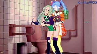 az sainklaus chitose lamia lesbian futanari frenzy 😈💦