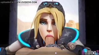 Fap-hero packs sfm blender blowjobs from Tifa D.Va Mercy and more