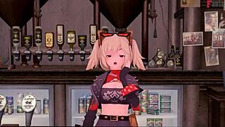 burnice white dances big tits in zenless zone zero sex