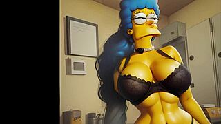 Marge Simpson bares sensual nudity in intriguing erotic reveal