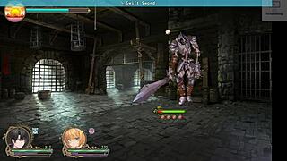 stepsister priestess rides demon cock doggystyle to facial cum explosion!!