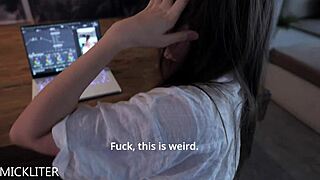 hey colleague 😏 saw my thick cock and jumped right on for juicy pussy ride didn't ya? quickie cowgirl deepthroat doggystyle!