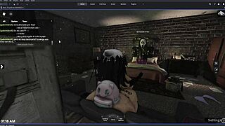 i'm that bratty roblox chick tasting strangers hot cum... rainy nite best part!!