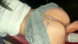 latina prostitute schoolgirl skips class for gloryhole ass sex with three guys