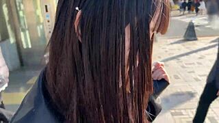 SLENDER SMALL TITS SLUT RIDES COWGIRL in PART 1 POV HARDCORE