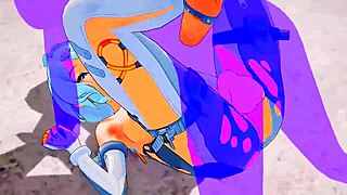 Intense Zenless Zone seed footjob anal creampie