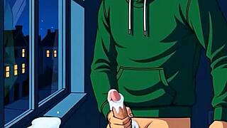 voyeur jerks off spying hot neighbor's every move