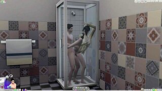 ww and jv splash around before showering... naughty bath fun first