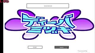 diva mizuki flashes her huge tits and ass in retro hentai gameplay