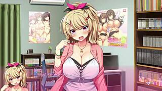 petite blonde grabs monster cock for intense handjob blowjob ending in hot facial cumshot