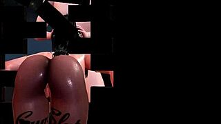 Natsuki's Nylon Tease with Big Tits Handjob