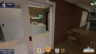 Chloe Jumps With Big Tits In Sexy Neighbour Gameplay