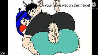 Maki Onitawa Shemale Dominates Iora Fuga in Fierce Fuck Fest