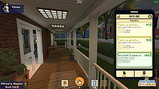 Chloe Jumps With Big Tits In Sexy Neighbour Gameplay