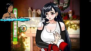 TIFA'S HORNY XMAS! Santa Delivers Monster Futanari Presents!