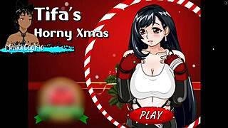TIFA'S HORNY XMAS! Santa Delivers Monster Futanari Presents!