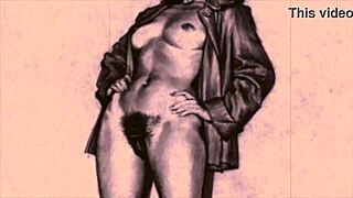 Vintage Erotic Drawings Burst with Raw Passion!