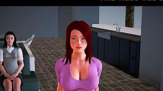 Damn I forgot my intro again but here's curvy big tits Japanese teen in sexy outfit getting fucked mature style in my new family game part 37.