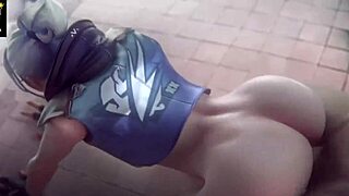 d.va mercy akali nier ride cocks in overwatch kda hmv anime mashup