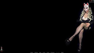 Kate Fingers Her Pink College Pussy to Moaning Orgasm in Stockings