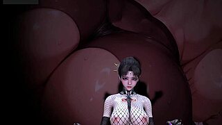 Pixel gods bless big boob babe with fat ass monster cock creampie anime