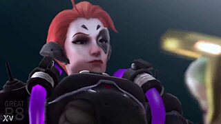 i'm moaning as futa moira pounds mercy's holes overwatch style