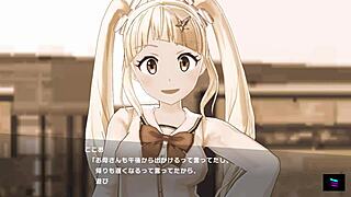 Stepmom and teen daughter take creampie loads in erotic japanese hentai game demo