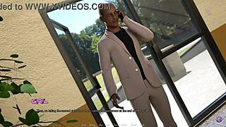 hey wife why cheat on hubby with boss's huge cock? watch her squirt bukkake creampie anal in 3d office hentai game!