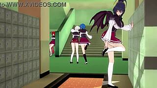 hs dxd ntr madness 2 unfolds with rias in sheer see-through tit fantasy trailer