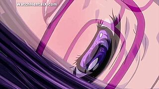 chubby anime girl's big ass and tits get licked before creampie fuck fest