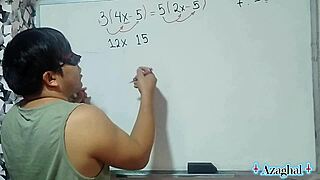 Hentai Nerd Student Solves Erotic Math Equations in Bedroom.
