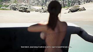 पूरा गेमप्ले बीस्ट्स लारा क्रॉफ्ट की बड़ी गांड को सनी एनाल राइड में चोदते