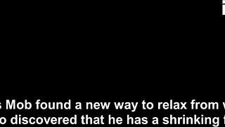 giantess gets her huge tits massaged and reduced