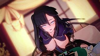 Genshin Hentai Showcases Luscious Asses in Suggestive Animated Encounters