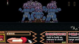 blue skin beauty endures 30-minute forest gangbang orgy frenzy