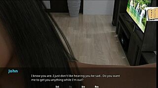 oh man john catches sexy blonde elizabeth stroking her wet pussy masturbating hard