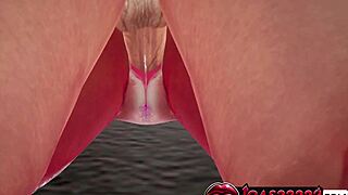 stunning roxy trainer rule34 gets pounded doggystyle prone bone creampie