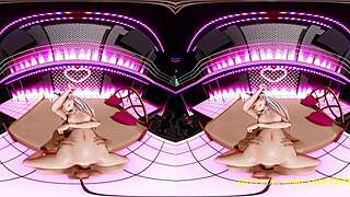 VR MMD Ayame nude 3D sexdance Dead or Alive Hololive hentai