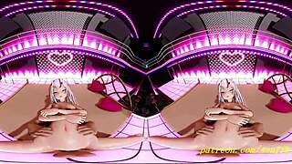 VR MMD Ayame nude 3D sexdance Dead or Alive Hololive hentai