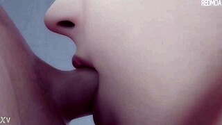 Tifa Lockhart's Massive Boobs Bounce in Epic 3D Hentai Fuck Scene from Final Fantasy