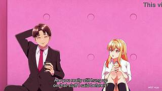 This busty babe with huge natural tits gets so horny she fucks his big cock hard in a quick hardcore session