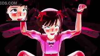 ぷるぷる春香16 gets fisted hard in this wild hentai action 😈✊💦