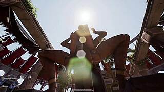 that ancient statue giant suddenly wakes up and rams lara croft in every hole creampie squirting her full 3d hentai